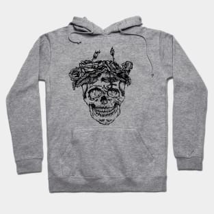 Rose Skull Hoodie